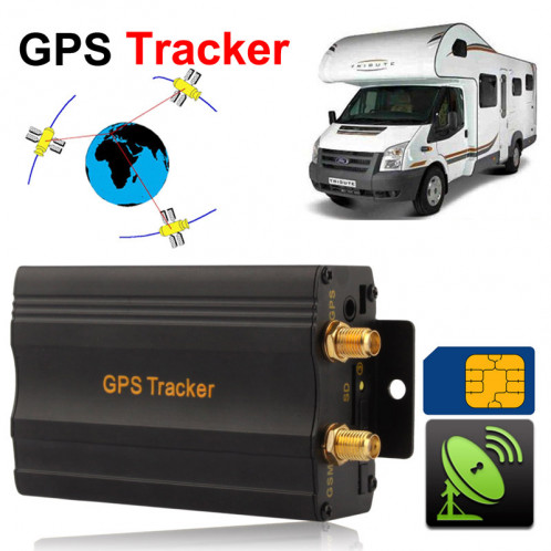 Système de suivi de véhicule de GSM / GPRS / GPS, mémoire de carte de soutien de TF, bande: 850/900/1800 / 1900Mhz SS126A1993-010