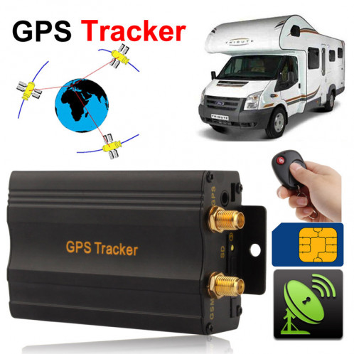 Système de suivi de véhicule de GSM / GPRS / GPS avec à télécommande (coupez l'huile et le circuit), mémoire de carte de soutien de TF, bande: 850/900/1800 / 1900Mhz SS126B848-011
