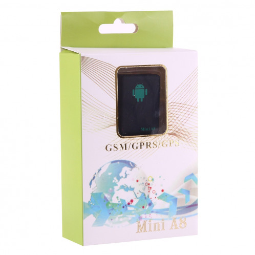 TRACKER Mini A8 temps réel 4 bandes Global Locator GSM / GPRS Tracer Tracking Device pour personnel (Noir) ST0143513-010