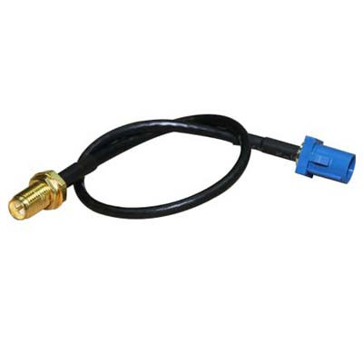 Fakra C mâle à RP-SMA femelle connecteur adaptateur câble / connecteur antenne SH0107136-05