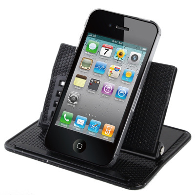 Support antidérapant universel pour support de support GPS (pour GPS 4,3 / 5,0 pouces, iPhone 4 / 3GS / 3G, MP4) (Noir) SH0206247-06