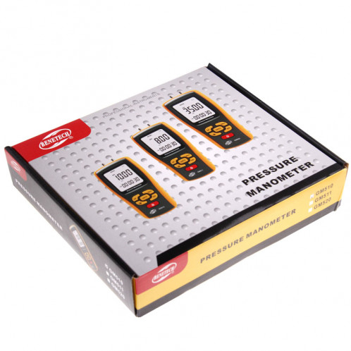 Manomètre de pression pour écran LCD BENETECH GM510 (jaune) SB0042543-011
