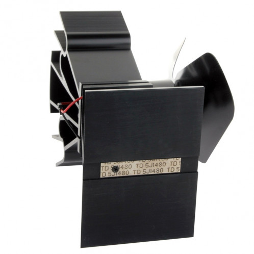 Liank SF-112 Ventilateur de poêle à chaleur écologique pour poêles à bois / gaz / pellets (noir) SH133B1718-012