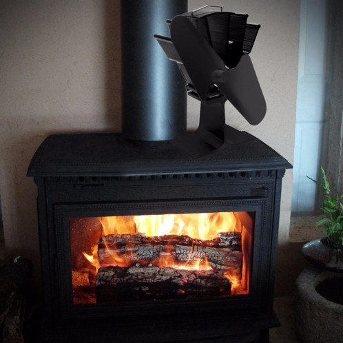YL501 Ventilateur de poêle à chaleur écologique pour poêles à bois / gaz / granulés (rose rouge) SH33RR944-011