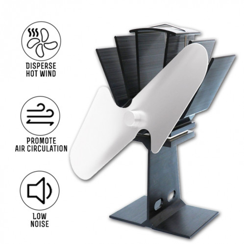 YL501 Ventilateur de poêle à chaleur écologique pour poêles à bois / gaz / granulés (rose rouge) SH33RR944-011