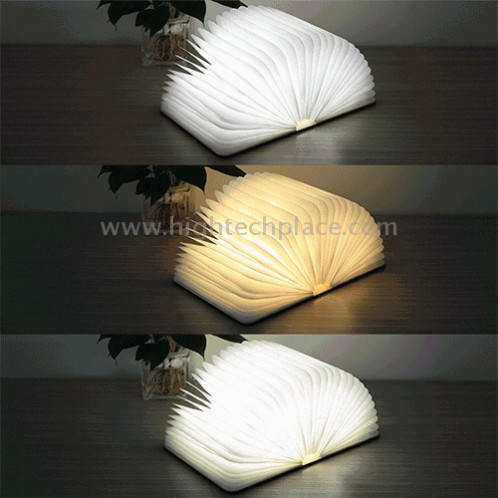 FS-LED01 500 lumens Creative LED Flip Origami Book Lamp Nightlights, Warm White Light + White Light SF04867-015