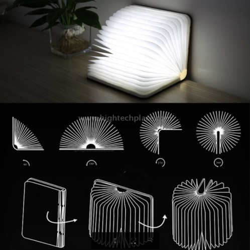 FS-LED01 500 lumens Creative LED Flip Origami Book Lamp Nightlights, Warm White Light + White Light SF04867-015