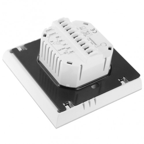 LCD Display Air Conditioning Thermostat d'ambiance programmable à 2 tubes pour ventilo-convecteur (blanc) SH05061475-011
