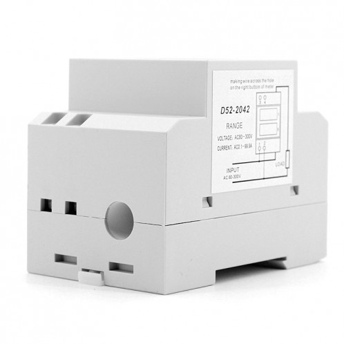 D52-2042 Ampèremètre de voltmètre à affichage à LED de 0,5 pouce 2 en 1 SH056018-08