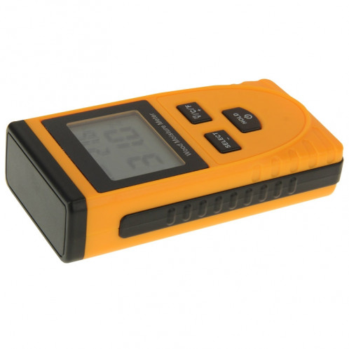 Humidimètre numérique à bois avec écran LCD (orange) SH905E1901-08