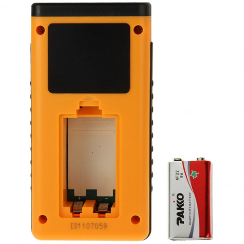 Humidimètre numérique à bois avec écran LCD (orange) SH905E1901-08