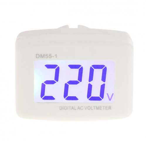 DM55-1 LCD Voltmètre de mesure de tension numérique AC, plage de mesure: 110V-300V, SH15231635-07