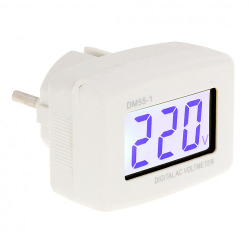 DM55-1 LCD Voltmètre de mesure de tension numérique AC, plage de mesure: 110V-300V, SH15231635-07