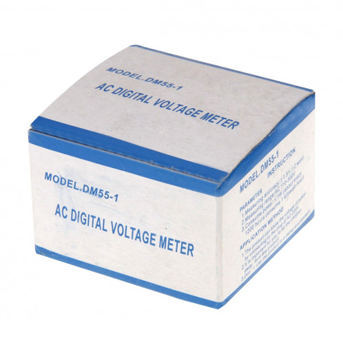 DM55-1 LCD Voltmètre de mesure de tension numérique AC, plage de mesure: 110V-300V, SH15231635-07