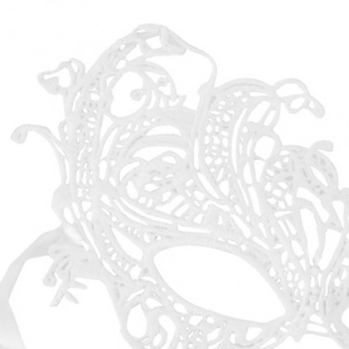 Masque pour les yeux Sexy Girl Lace Mascarade Vénitienne Ball Party Fantaisie Mask (White) SH224W334-03