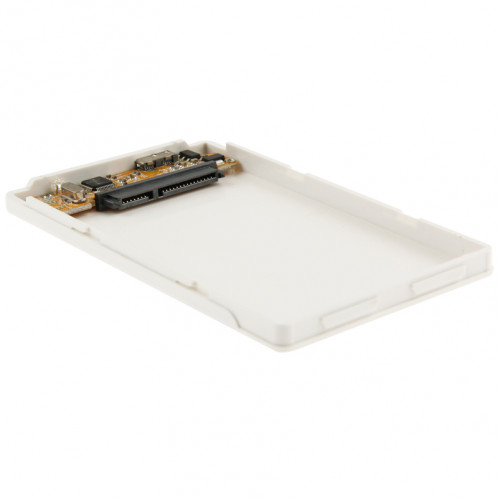 Boîtier externe HDD SATA & IDE haute vitesse de 2,5 pouces, prise en charge USB 3.0 (blanc) SH503W177-07