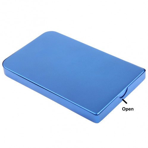 Boîtier externe SATA HDD 2,5 pouces, taille: 126 mm x 75 mm x 13 mm (bleu) S2506L928-07