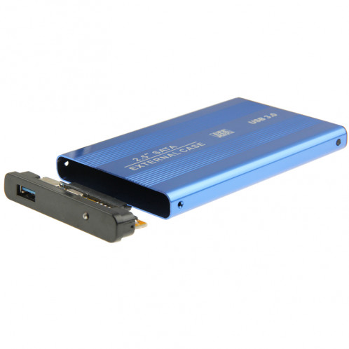 Boîtier externe HDD SATA à haute vitesse de 2,5 pouces, prise en charge USB 3.0 (bleu) SH519L619-08