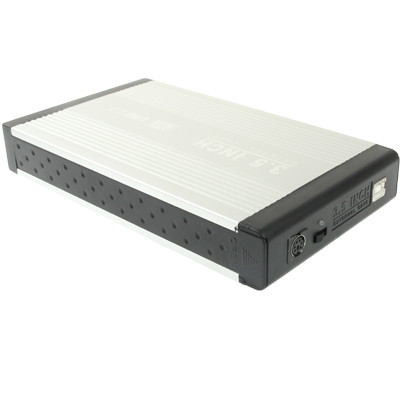 Boîtier externe HDD SATA & IDE haute vitesse de 3,5 pouces, prise en charge USB 2.0 (argent) SH3502255-07