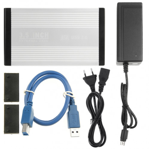 Boîtier externe à grande vitesse de 3,5 pouces HDD SATA, USB 3.0 de soutien SH3503934-08