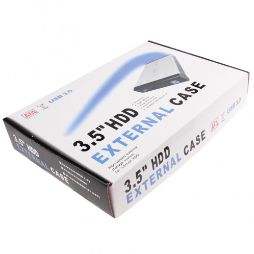 Boîtier externe à grande vitesse de 3,5 pouces HDD SATA, USB 3.0 de soutien SH3503934-08