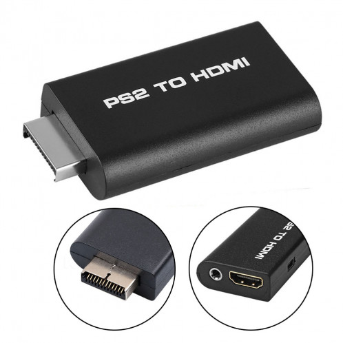 Adaptateur de convertisseur numérique audio Mini PS2 vers HDMI Box SH003963-07