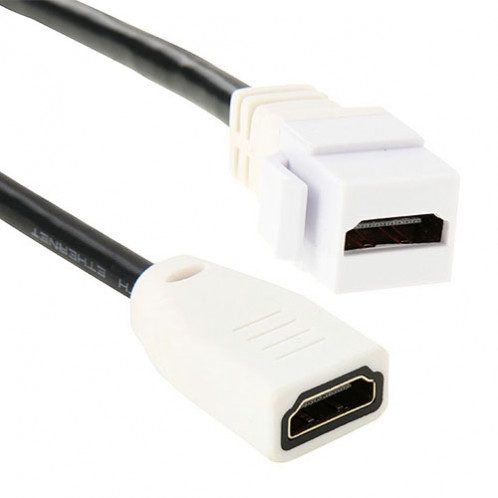 Câble d'adaptateur de connecteur femelle femelle à HDMI 19 broches de 15 cm haute vitesse V1.4 HDMI SH0061626-04