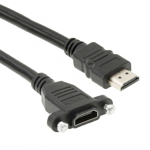 Câble adaptateur de connecteur HDMI 19 broches mâle vers HDMI 19 broches femelle haut débit de 1,5 m SH0063182-03