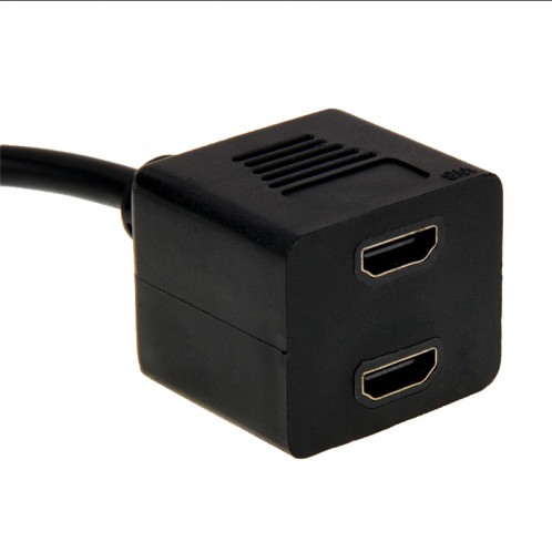 29.5cm DVI 24 + 1 pin mâle à 2 x HDMI câble répartiteur femelle (noir) SH065B262-04