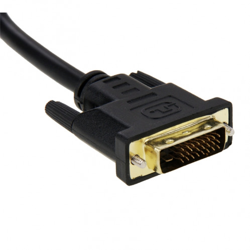 29.5cm DVI 24 + 1 pin mâle à 2 x HDMI câble répartiteur femelle (noir) SH065B262-04