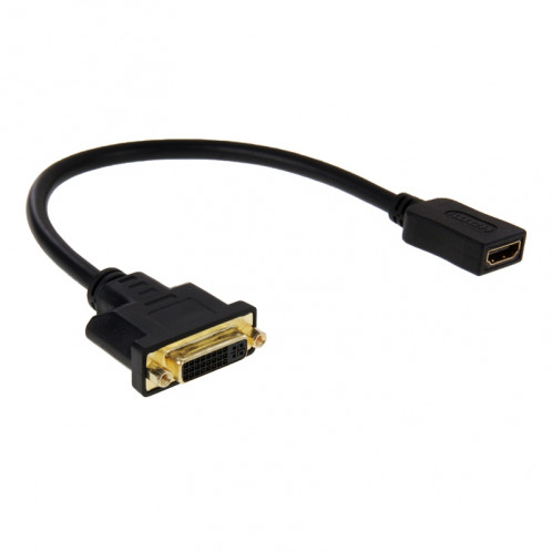 Câble Adapater Femelle 30cm HDMI vers DVI 24 + 5 Femelle (Noir) SH066B210-04