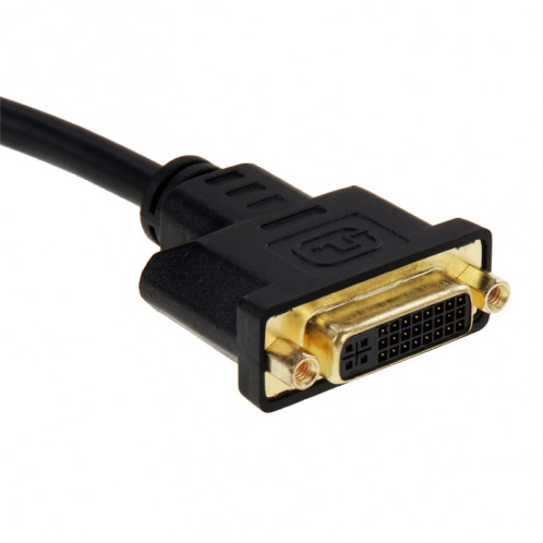 Câble Adapater Femelle 30cm HDMI vers DVI 24 + 5 Femelle (Noir) SH066B210-04