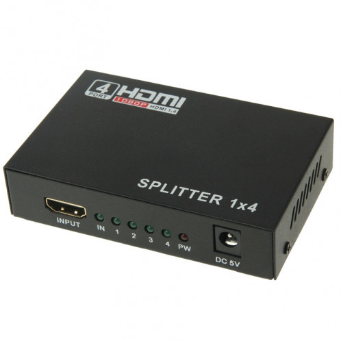 Mini HD 1080P 1x4 HDMI V1.4 Splitter pour HDTV / STB / DVD / Projecteur / DVR SH05601192-010