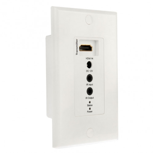 Extension de plaque murale simple HDMI Cat5e / 6 50 mètres () (blanche) SH561W153-011
