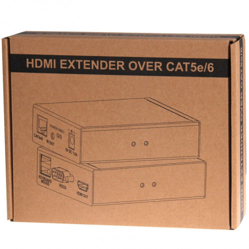 Extendeur HDMI sur Cat5e / 6 (prise UE) (noir) SH564B197-015