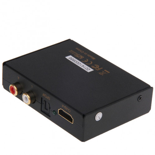 Convertisseur HDMI vers HDMI + Audio (SPDIF + R / L) () (noir) SH565B173-09