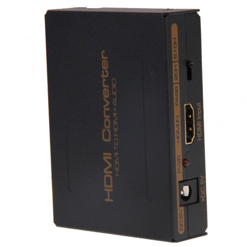 Convertisseur HDMI vers HDMI + Audio (SPDIF + R / L) () (noir) SH565B173-09