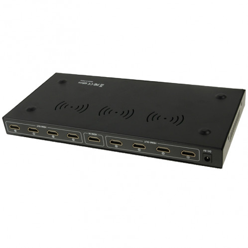 V1.4 Full HD 1080P 1 x 8 Splitter amplificateur HDMI, support 3D (noir) SH301B1370-012