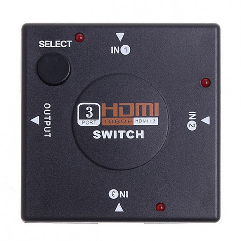 Switch HDMI 1080P (3 entrées, 1 sortie) SHD3P01-07