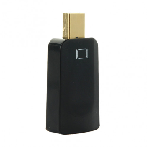 Adaptateur Mini DisplayPort Mâle vers HDMI Femelle, Taille: 4cm x 1.8cm x 0.7cm (Noir) SH011B1829-06