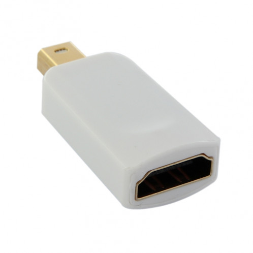 Adaptateur Mini DisplayPort Mâle vers HDMI Femelle, Taille: 4cm x 1.8cm x 0.7cm (Blanc) SH011W349-06
