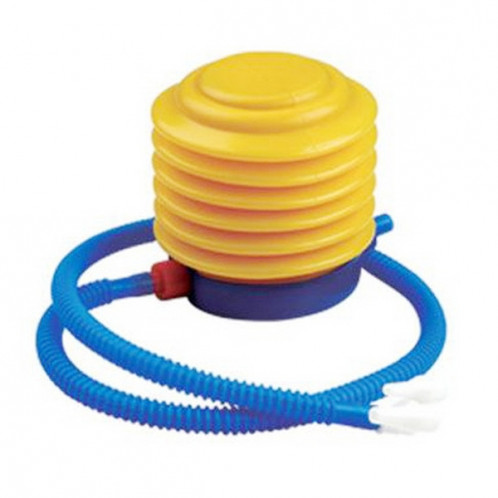 Pompe à air à pied en plastique portable / presse à main sous la pompe pour produit gonflable (jaune) SH01041670-05