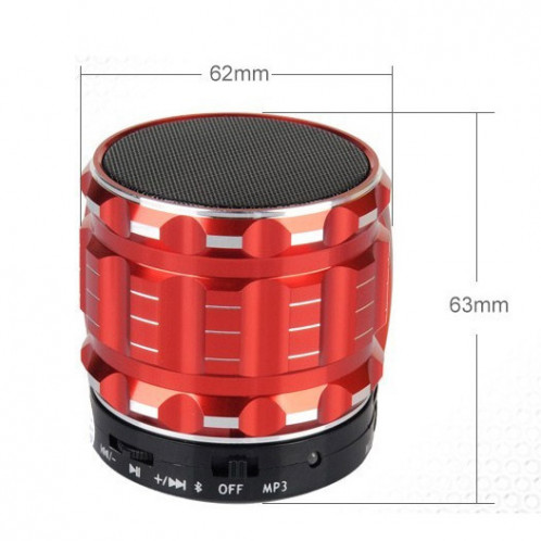 S28 Enceinte portable stéréo Bluetooth avec fonction mains libres (rouge) SH028R301-011