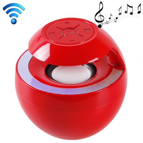 Haut-parleur attrayant de Bluetooth 3.0 + EDR de style de cygne pour l'iPad / iPhone / autre téléphone portable de Bluetooth, fonction de Handfree de soutien, BTS-16 (rouge) SH809R498-04