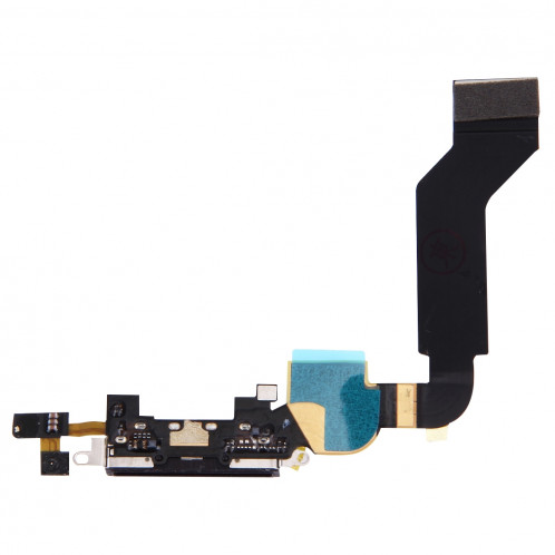 iPartsBuy Original Dock Connector Port de charge Câble Flex pour iPhone 4S (Noir) SI706B1998-04