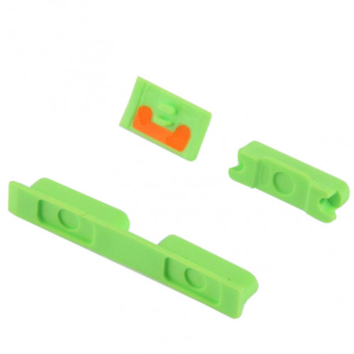 3 en 1 (bouton muet + bouton d'alimentation + bouton de volume) pour iPhone 5C, vert S3149G261-03