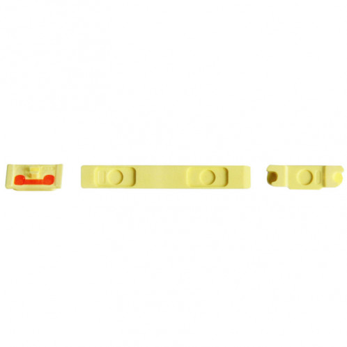 3 en 1 (bouton muet + bouton d'alimentation + bouton de volume) pour iPhone 5C, jaune S3149Y399-03