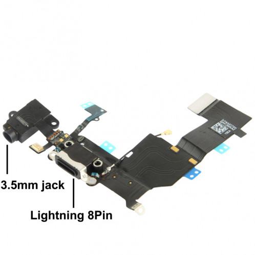 2 en 1 pour iPhone 5C (Original Chargeur de connecteur de queue + Original Jack Audio Jack) S20705126-04