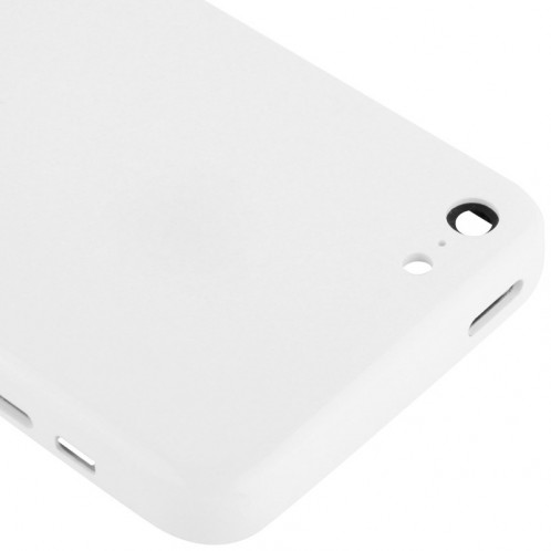 Châssis de logement complet / couvercle arrière avec plaque de montage et bouton de sourdine + bouton d'alimentation + bouton de volume + plateau de carte nano sim pour iPhone 5C (blanc) SC707W983-07