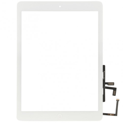 Bouton de contrôleur + Bouton de clé de la maison Câble flexible pour membrane de carte de circuit imprimé + Adhésif d'installation pour écran tactile, écran tactile pour iPad Air / iPad 5 (Blanc) SH191W1412-05